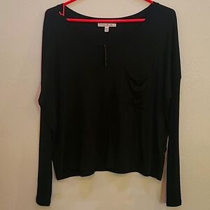 Express One Eleven,  M, Black long sleeve Tee
